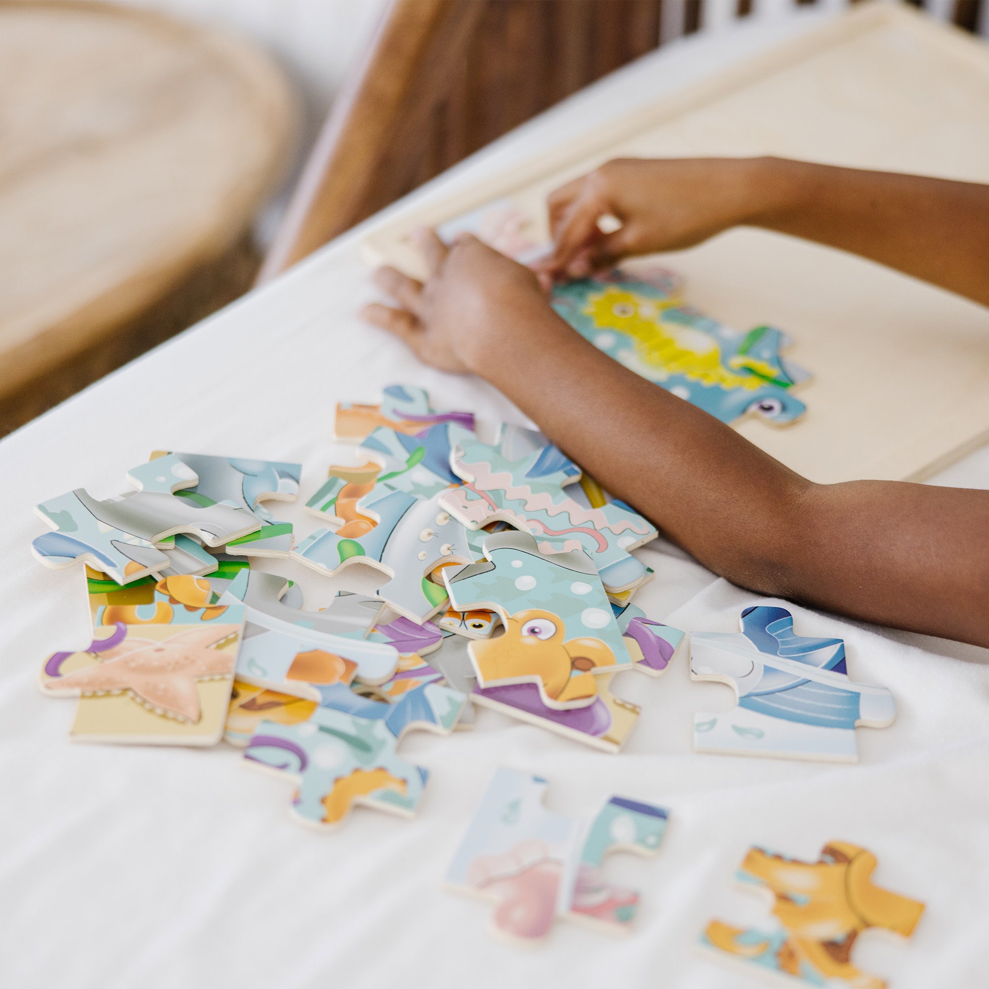 Wooden Jigsaw Puzzle - Under the Sea - 24 Pieces - Image 9