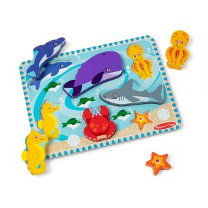 Sea Creatures Chunky Puzzle - 7 Pieces