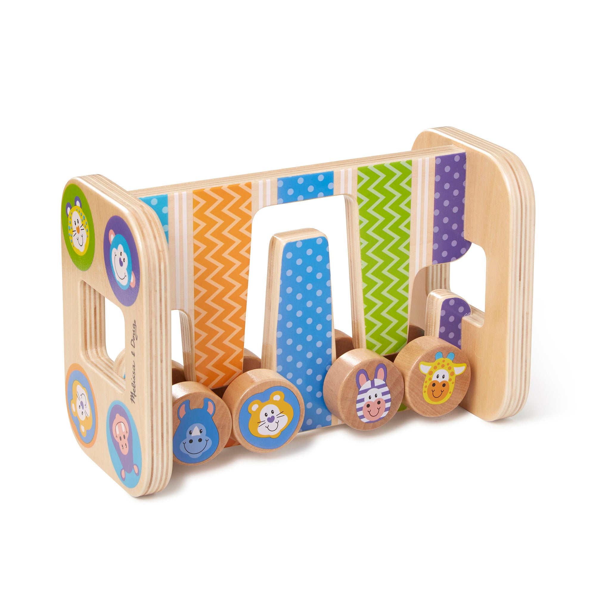 First Play Wooden Safari Zig-Zag Tower - Image 4