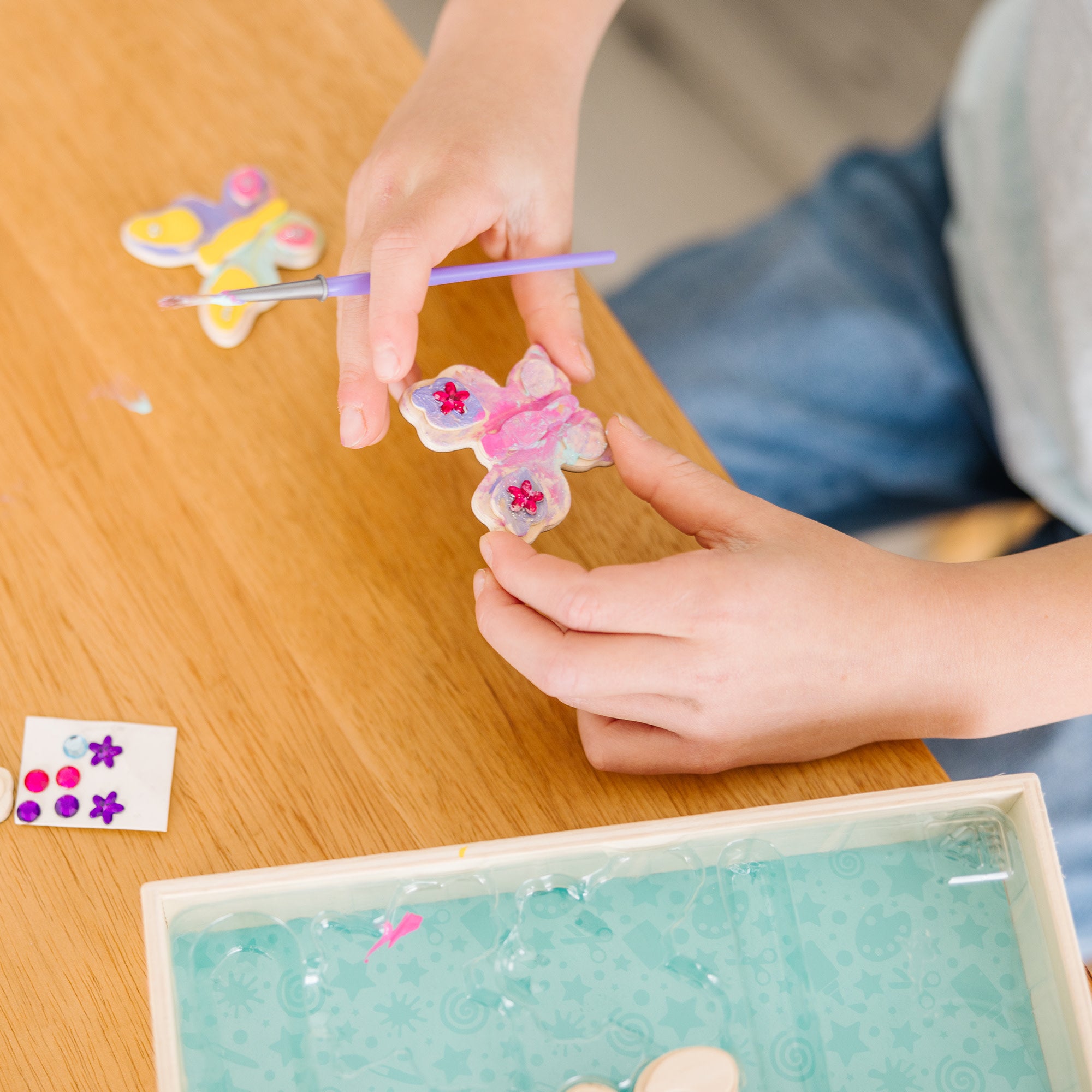 Created by Me! Wooden Butterfly Magnets Craft Kit - Image 7