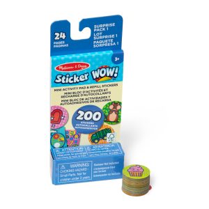 Sticker WOW!? Mini Activity Pad & Refill Stickers - Surprise Pack 1 (200+ Stickers. Stamper Not Included)