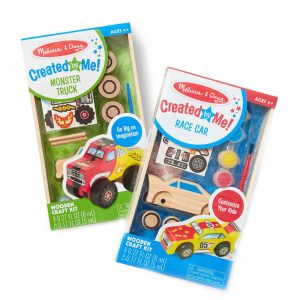 Created By Me!??Vehicles Craft Kit 2-Pack: Race Car & Monster Truck