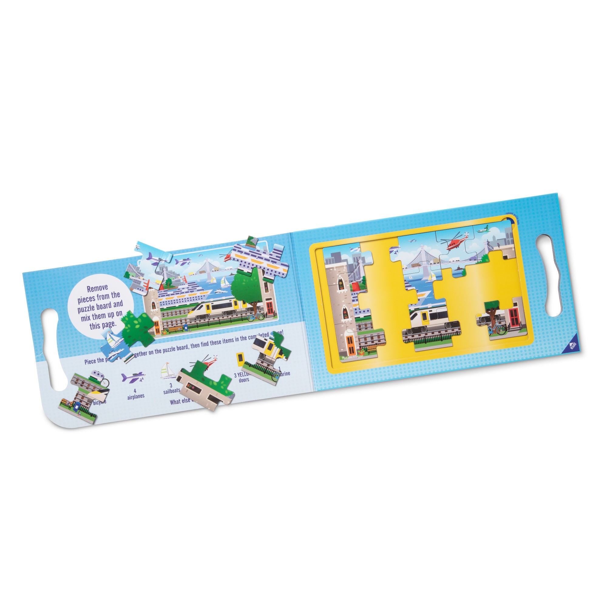 Take-Along Magnetic Jigsaw Puzzles ?C Vehicles