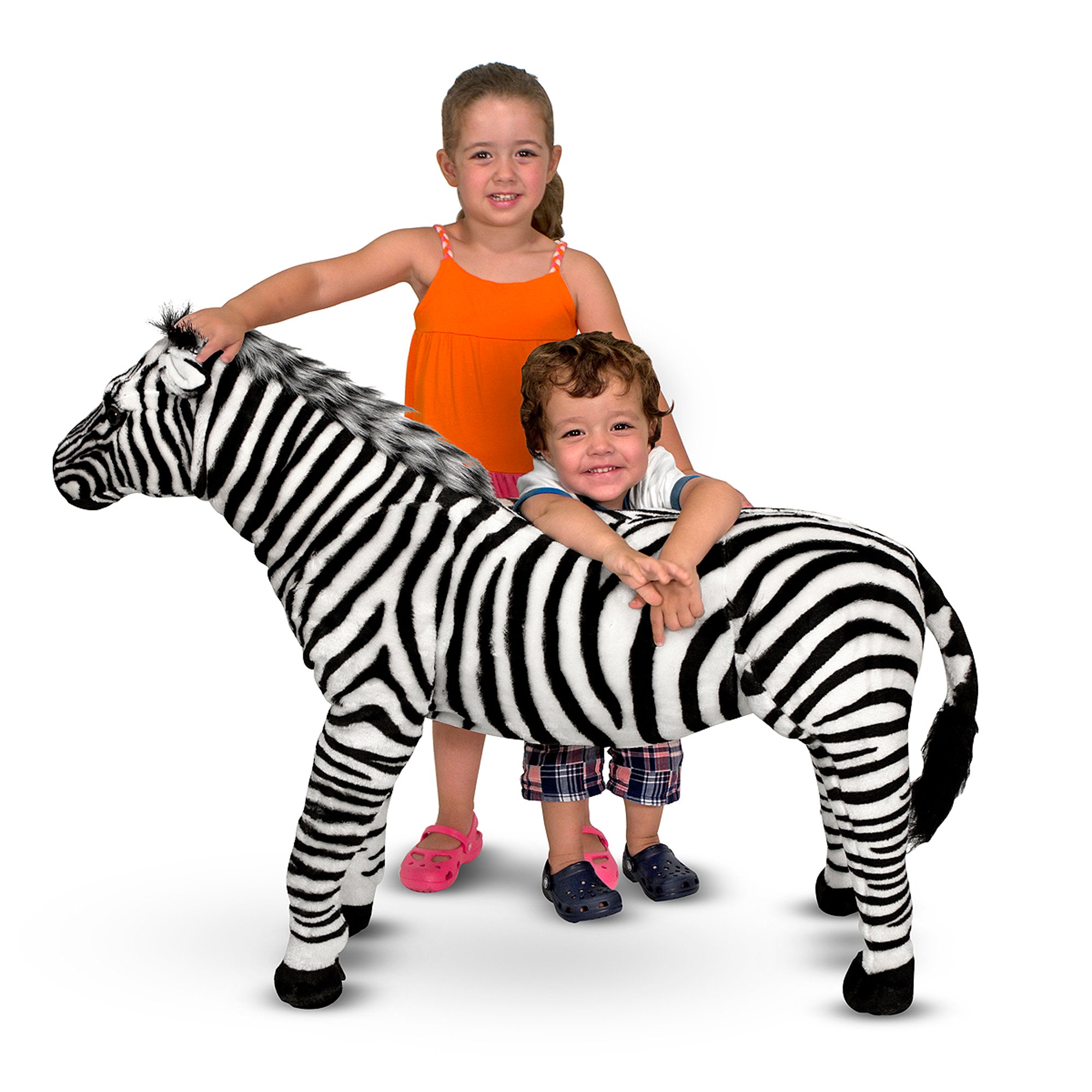 Zebra Lifelike Plush Stuffed Animal - Image 4