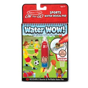 On the Go Water WOW!? Water-Reveal Activity Pad ?C Sports