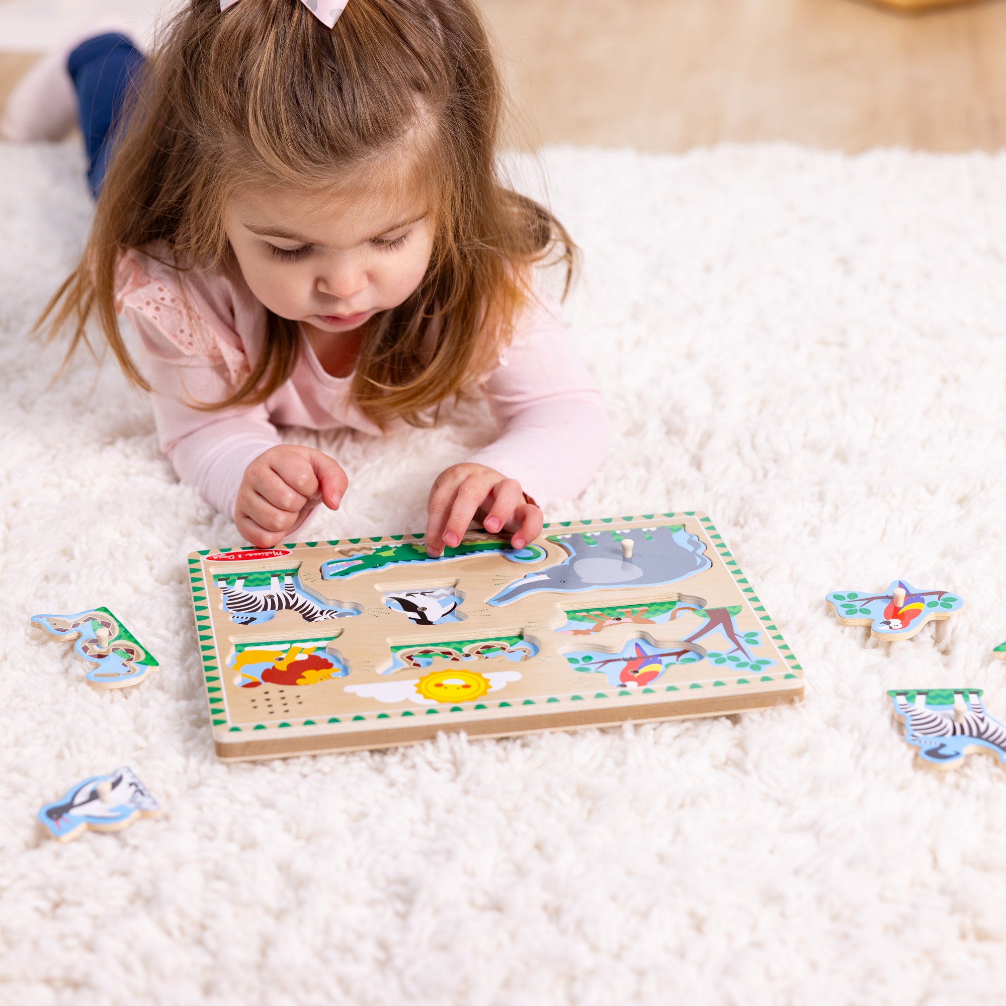 Zoo Animals Sound Puzzle - 8 Pieces - Image 5