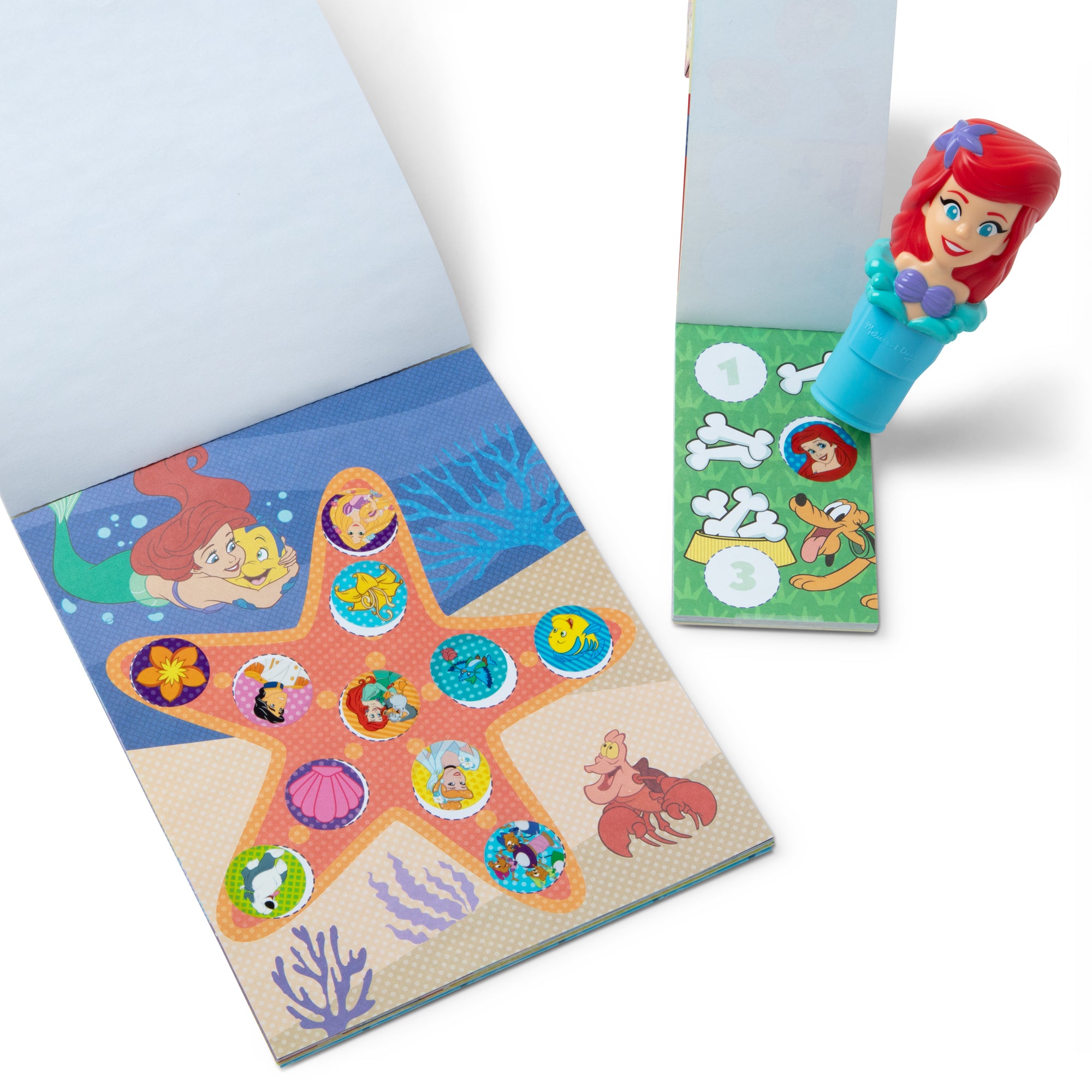 Sticker WOW!? Disney Ariel Bundle: Activity Pad & Sticker Stamper + Mini Activity Pad and 200 Refill Stickers - Image 9