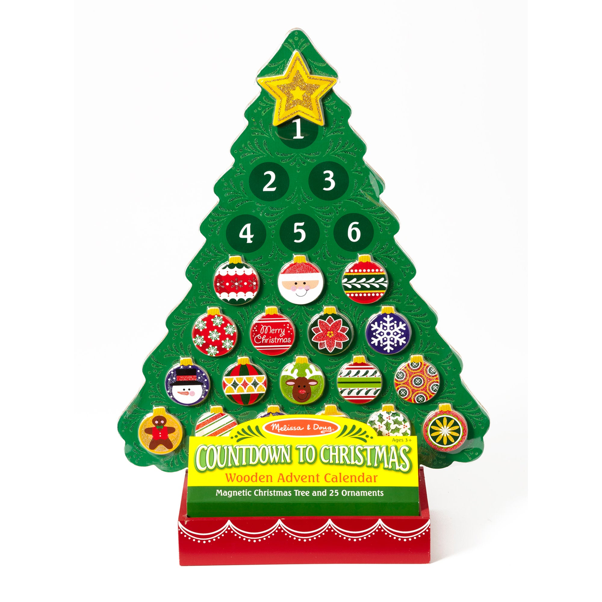 Countdown to Christmas Wooden Seasonal Calendar - Image 3