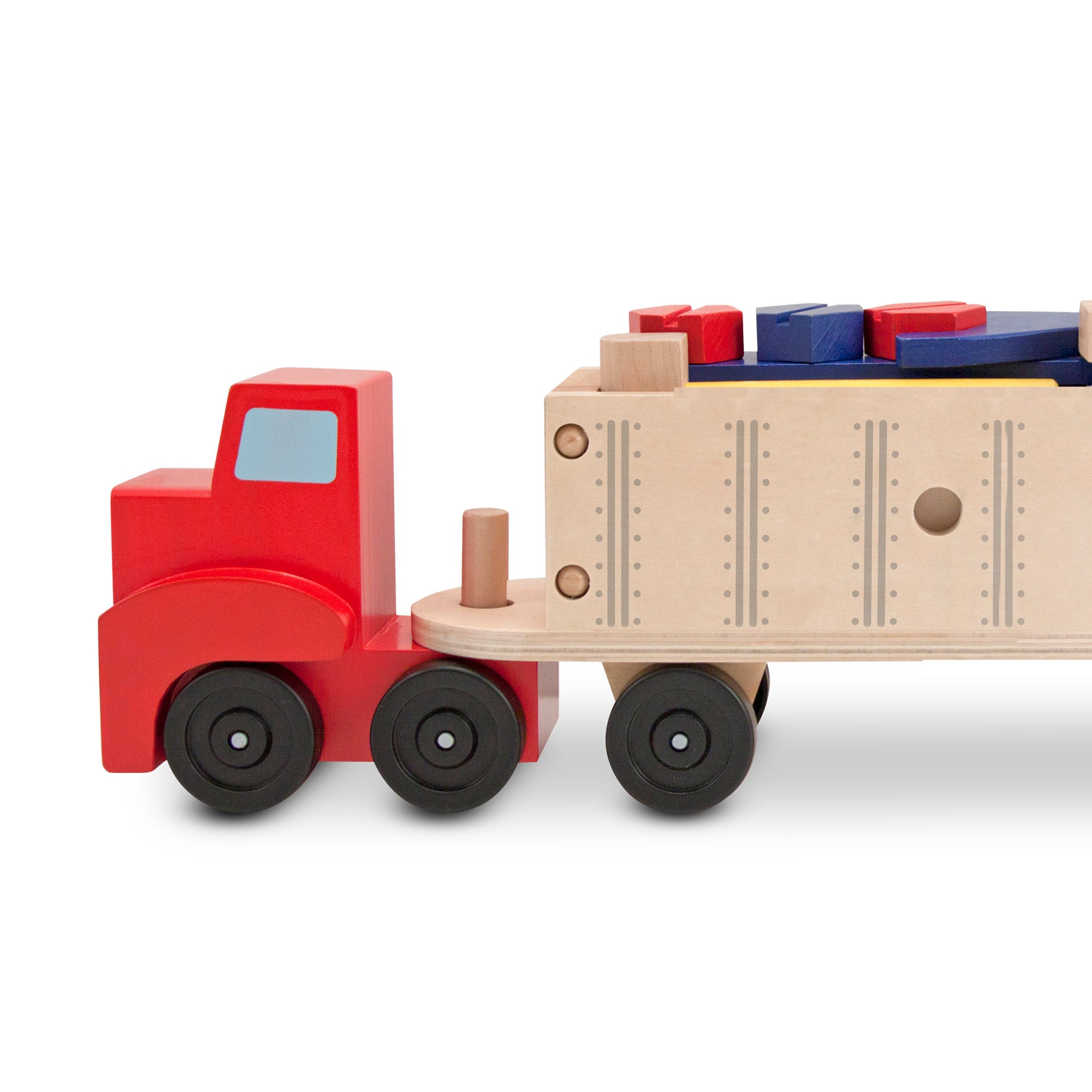 Wooden Big Rig Building Set - Image 7