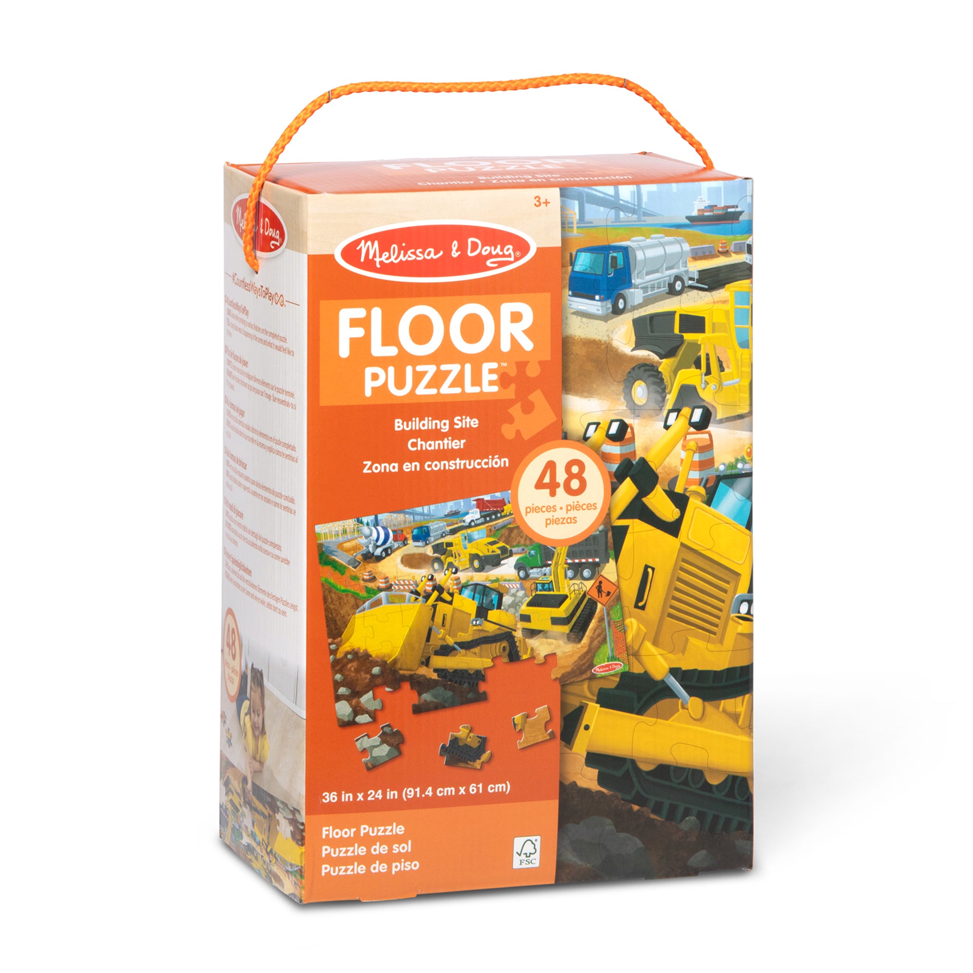 Building Site Floor Puzzle - 48 Pieces - Image 8