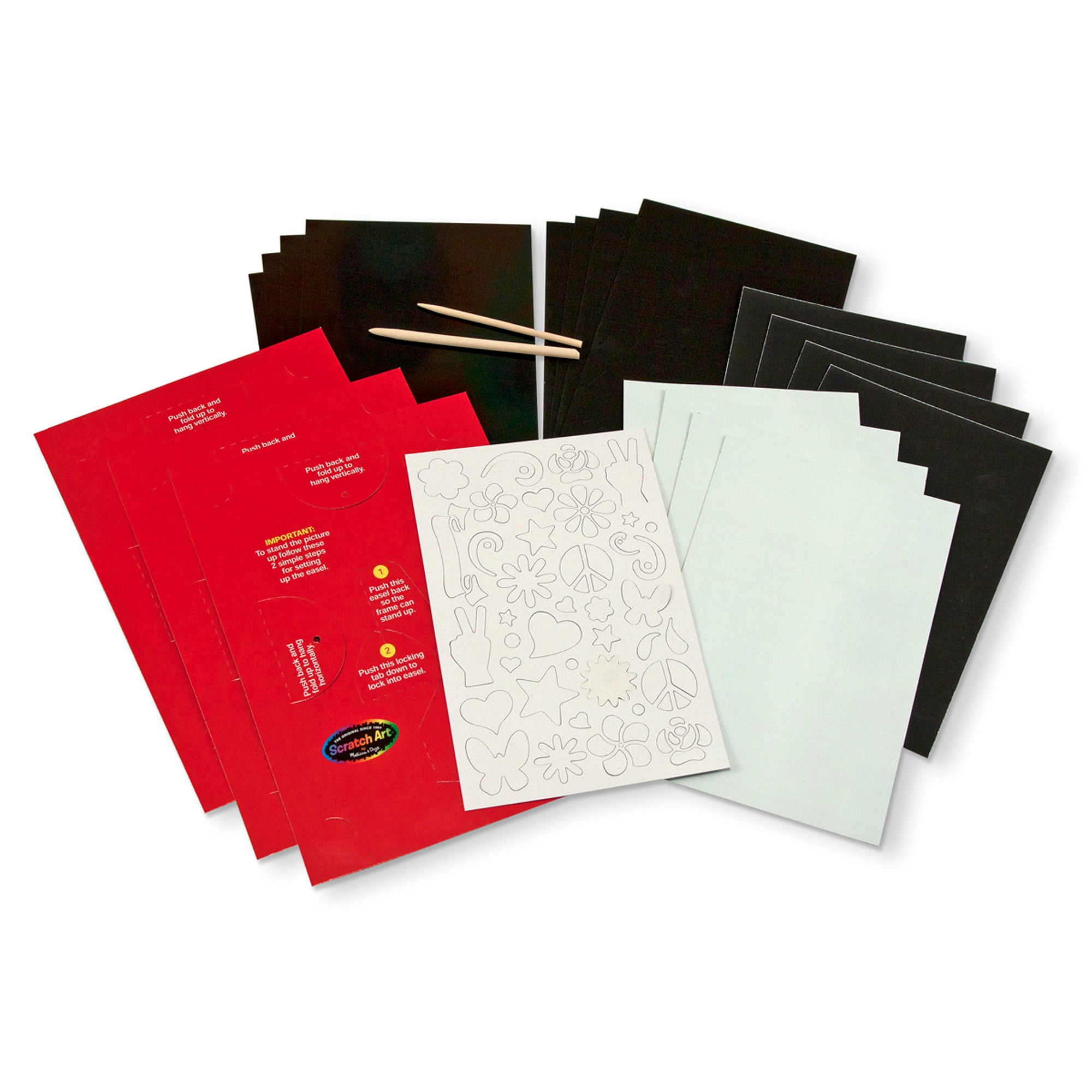 Deluxe Combo Scratch Art Set - Image 4