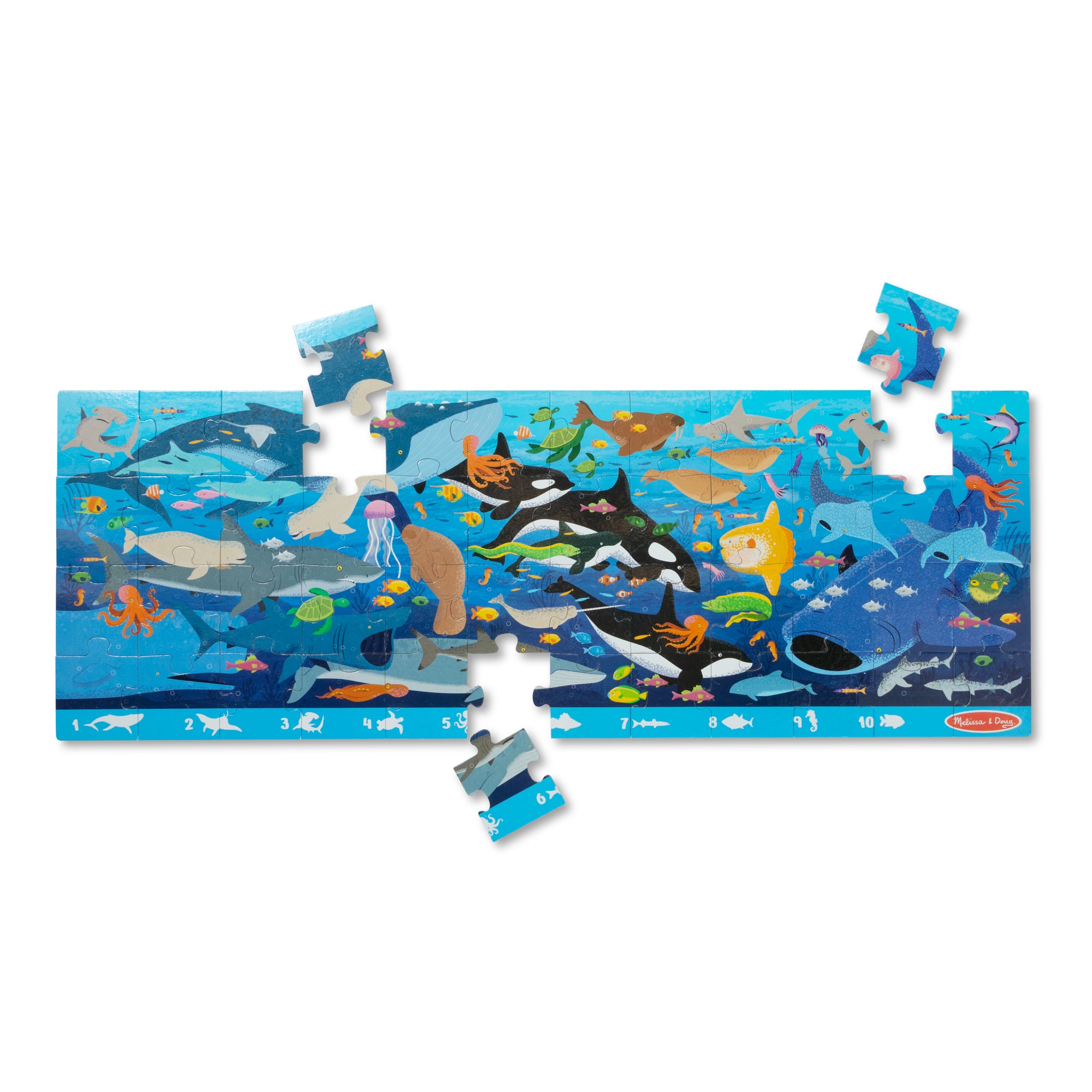 Search & Find Beneath the Waves Floor Puzzle - 48 Pieces