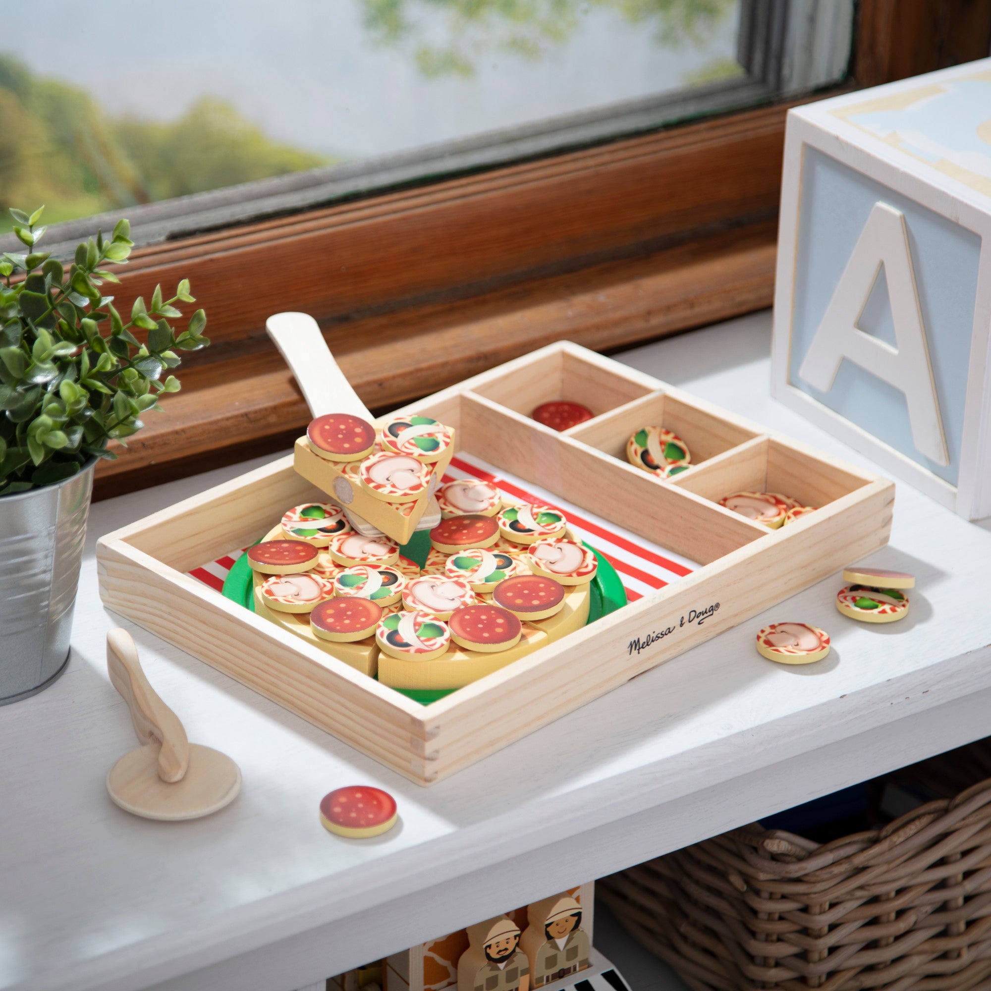 Wooden Pizza Party Play Set - Image 9
