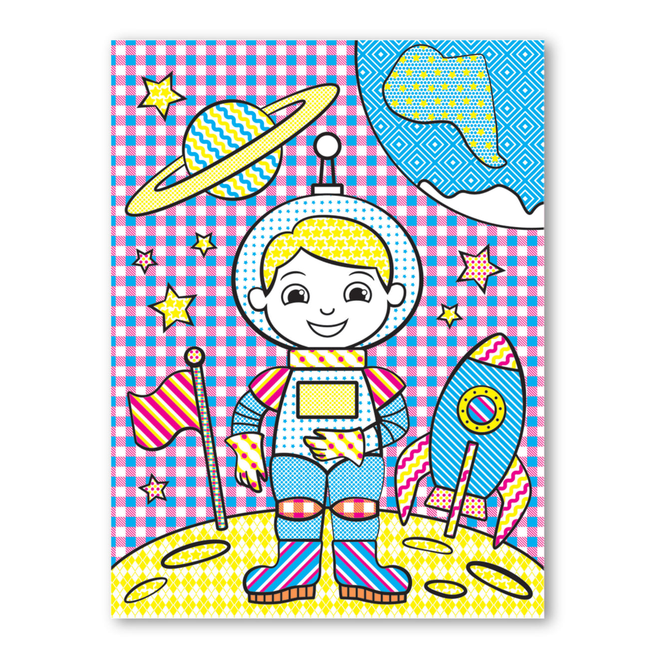 My First Paint With Water Kids' Art Pad With Paintbrush - Pirates. Space. Construction. and More - Image 5