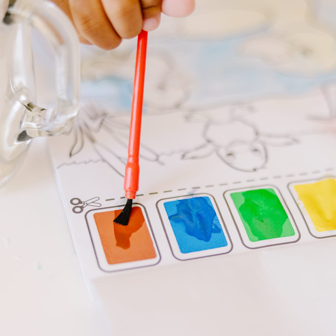 Farm Animals Paint with Water Kids' Art Pad - Image 7