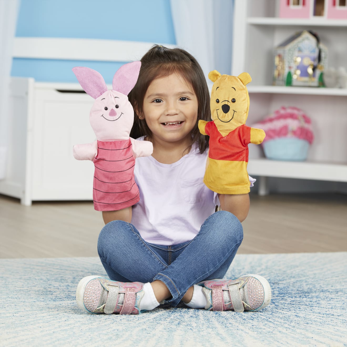 Disney Winnie the Pooh Soft & Cuddly Hand Puppets - Image 2