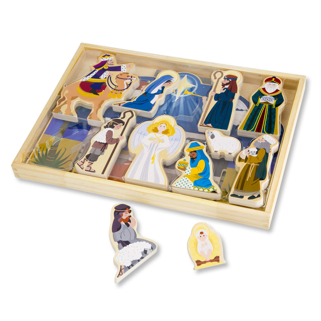 Wooden Christmas Nativity Set - Image 4