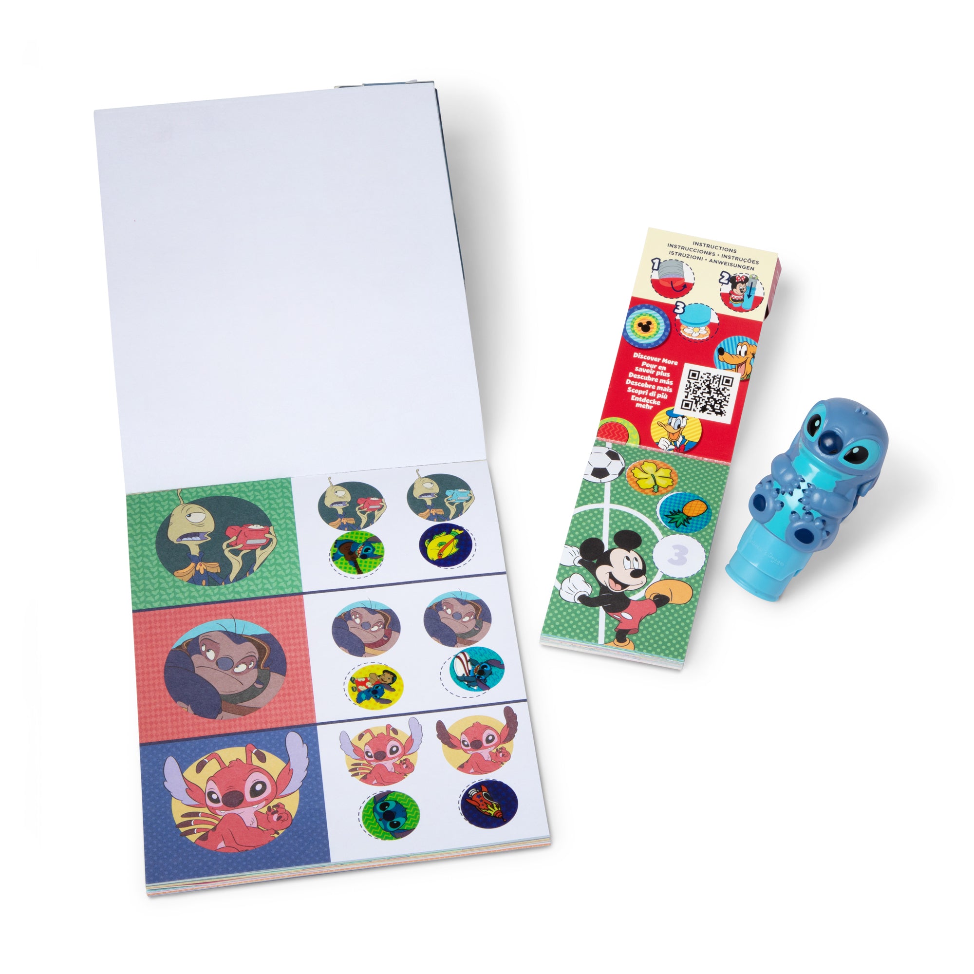 Sticker WOW!? Disney Stitch Bundle: Activity Pad & Sticker Stamper + Mini Activity Pad and 200 Refill Stickers - Image 3