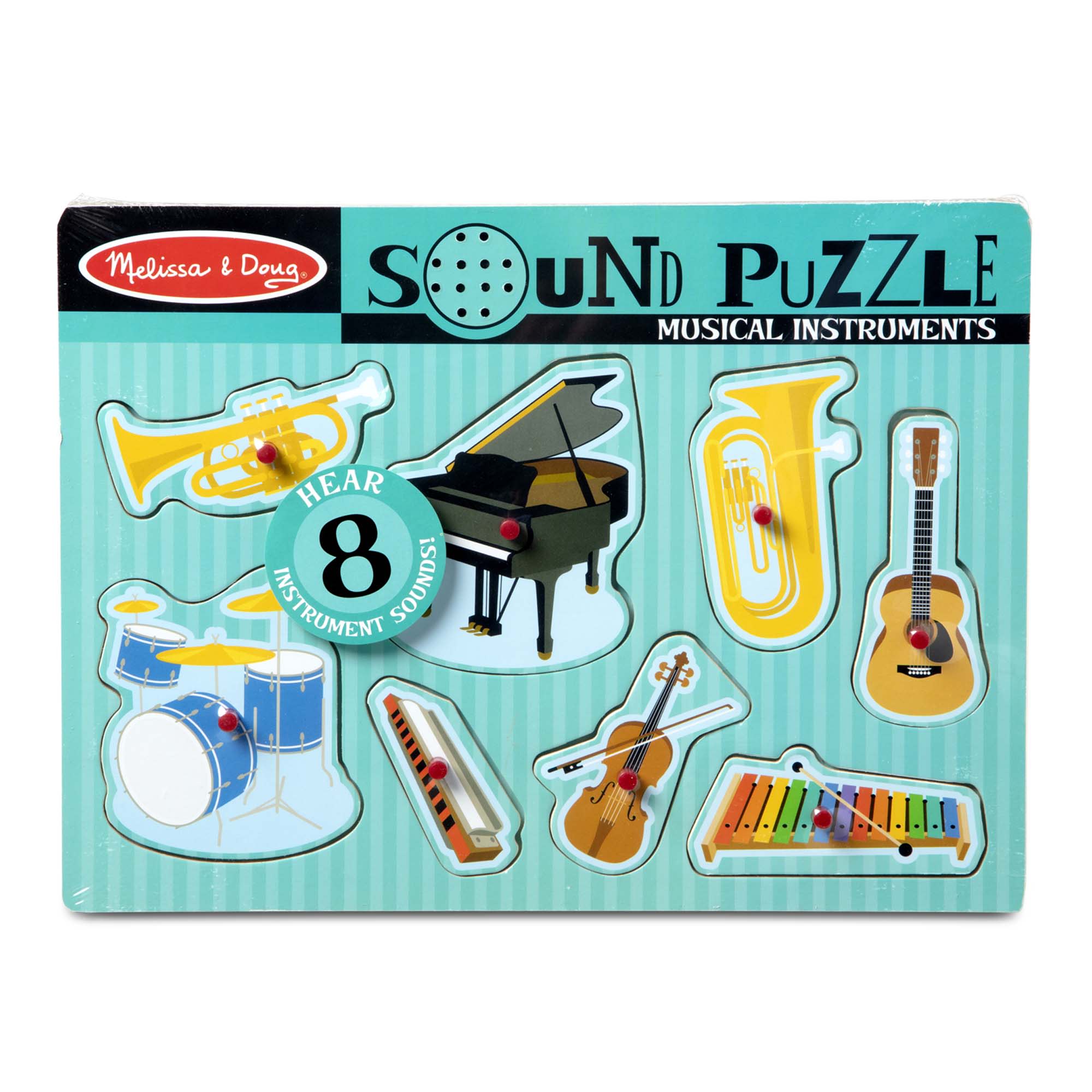 Musical Instruments Sound Puzzle - 8 Pieces - Image 3
