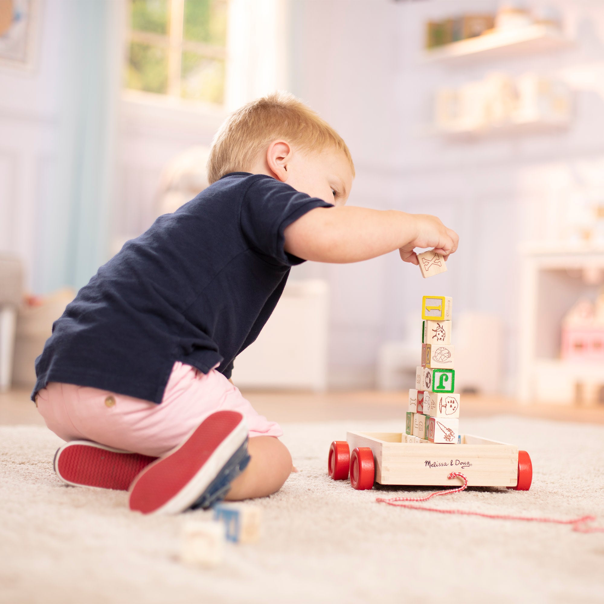 Classic ABC Block Cart - Image 8