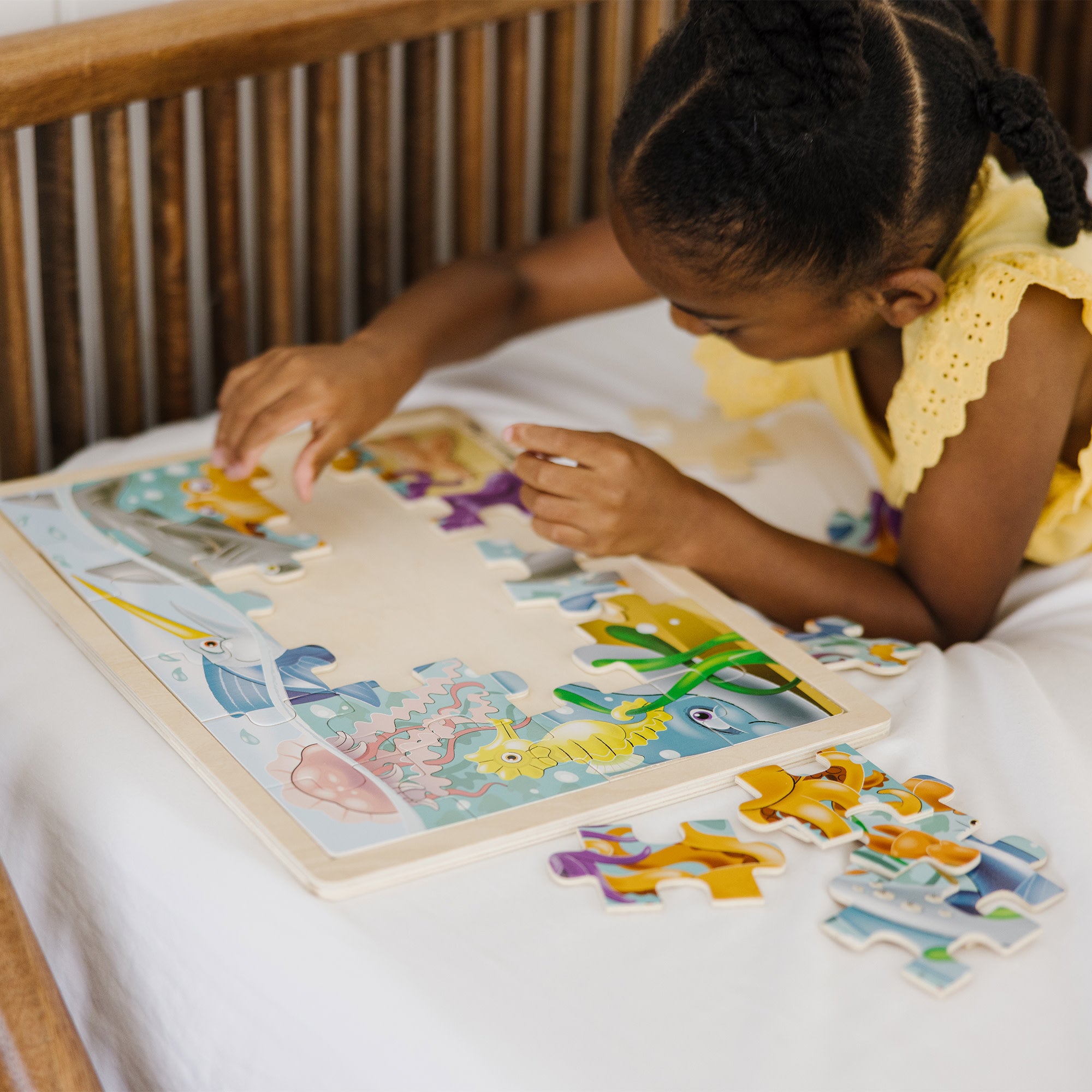 Wooden Jigsaw Puzzle - Under the Sea - 24 Pieces - Image 6