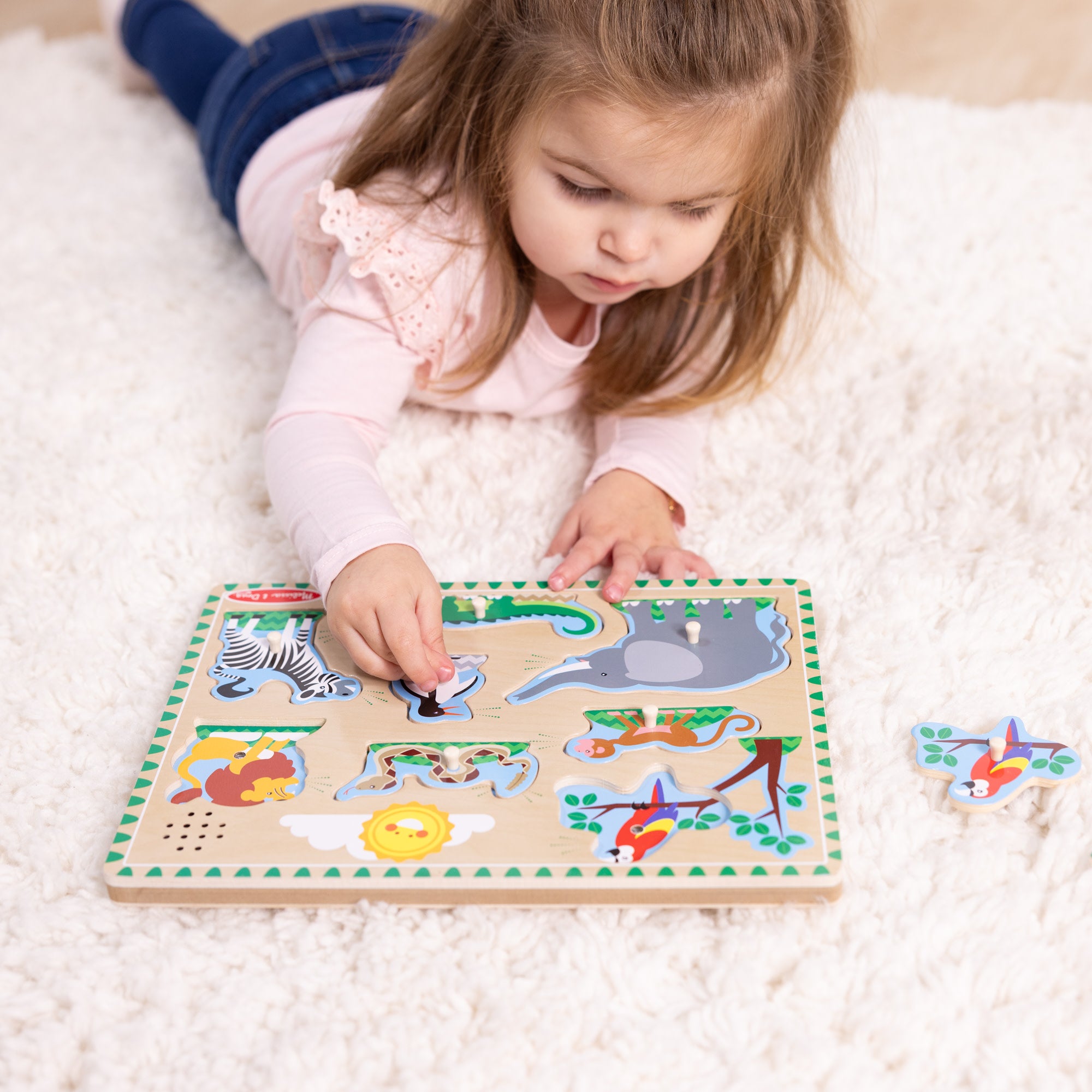 Zoo Animals Sound Puzzle - 8 Pieces - Image 3