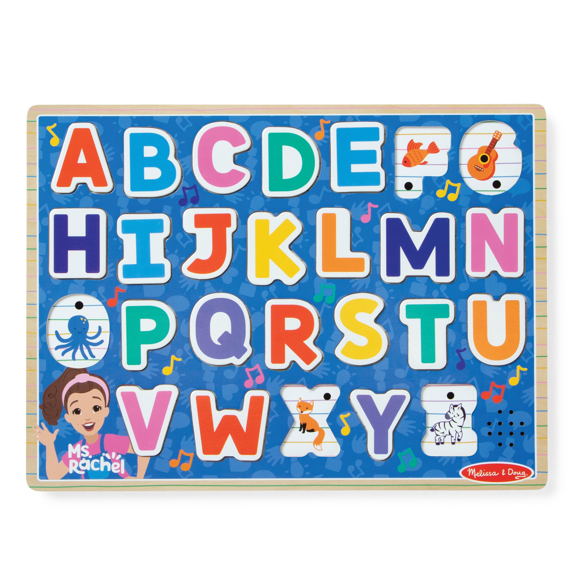 Ms. Rachel? Wooden Phonics Alphabet Sound Puzzle - 26 Pieces - Image 4